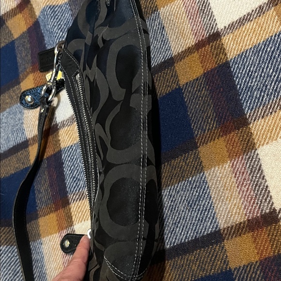 Coach Black and Gray Shoulder Bag - Picture 9 of 12